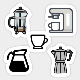 Cute Coffee Makers Sticker